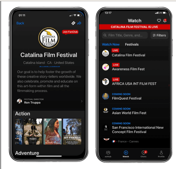 Entertainment Oxygen (eo)unveiled eoFlix, a comprehensive festival streaming and networking platform