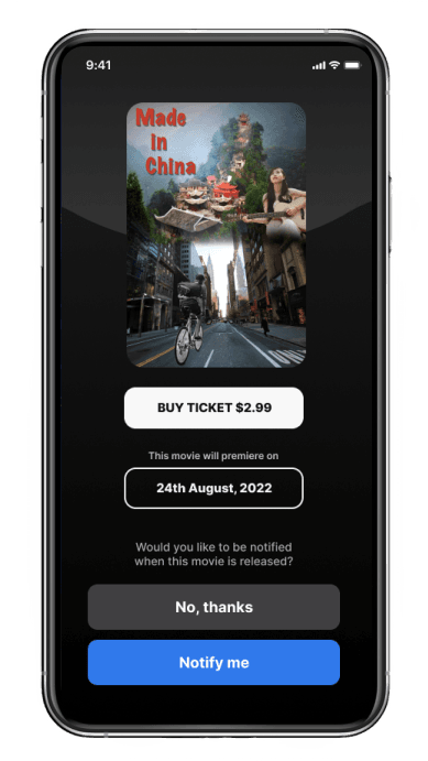 self distribution app screenshot